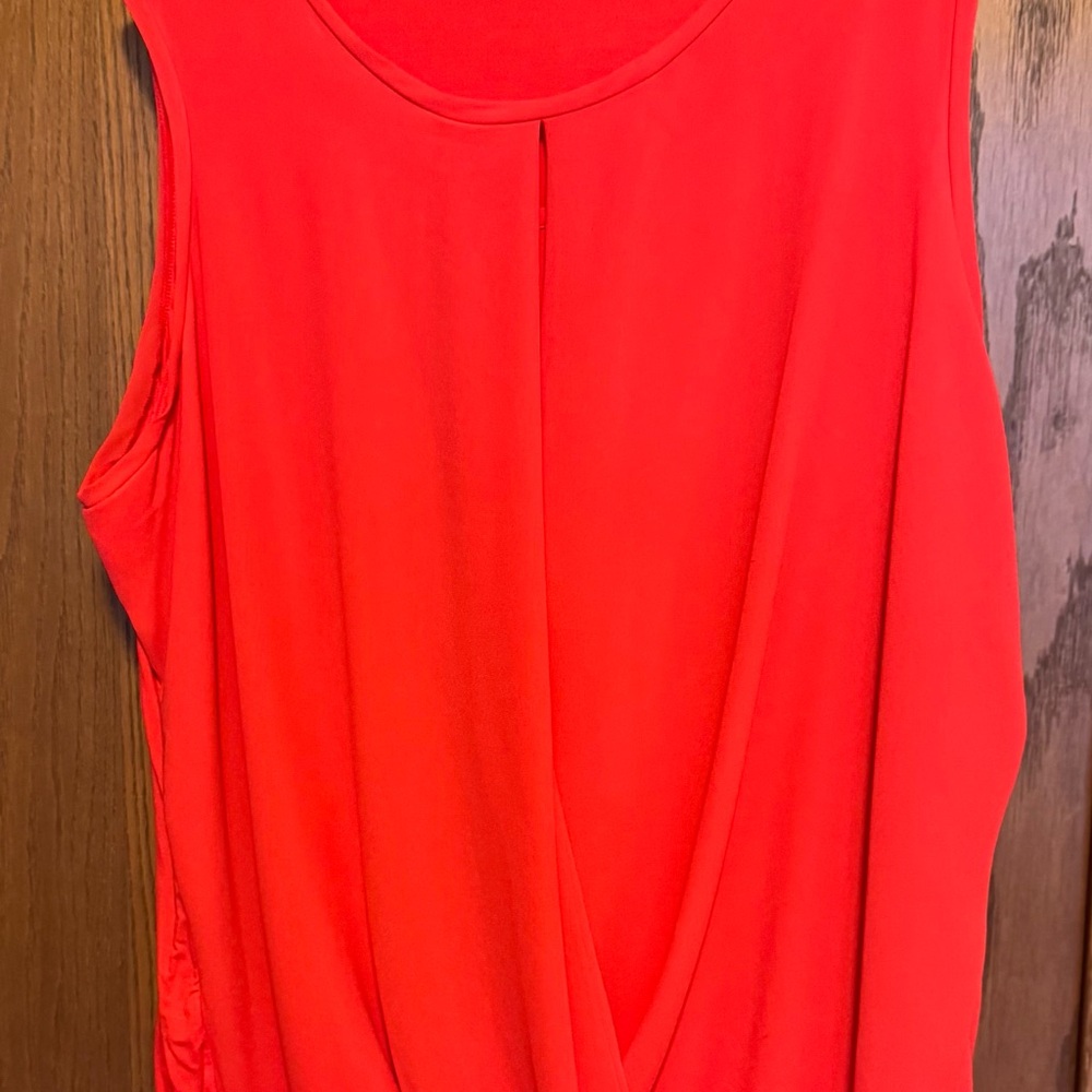 DKNYC Vibrant Red Tank Top